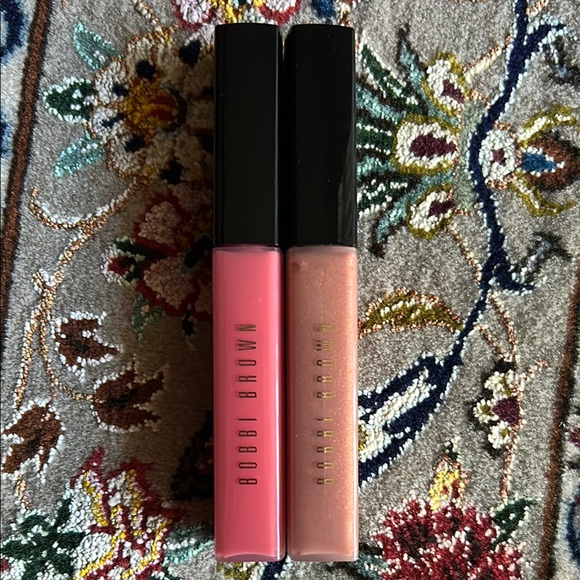 NWOT Bobbi Brown Lip Gloss Duo in Pink Pop & Pink Sunset